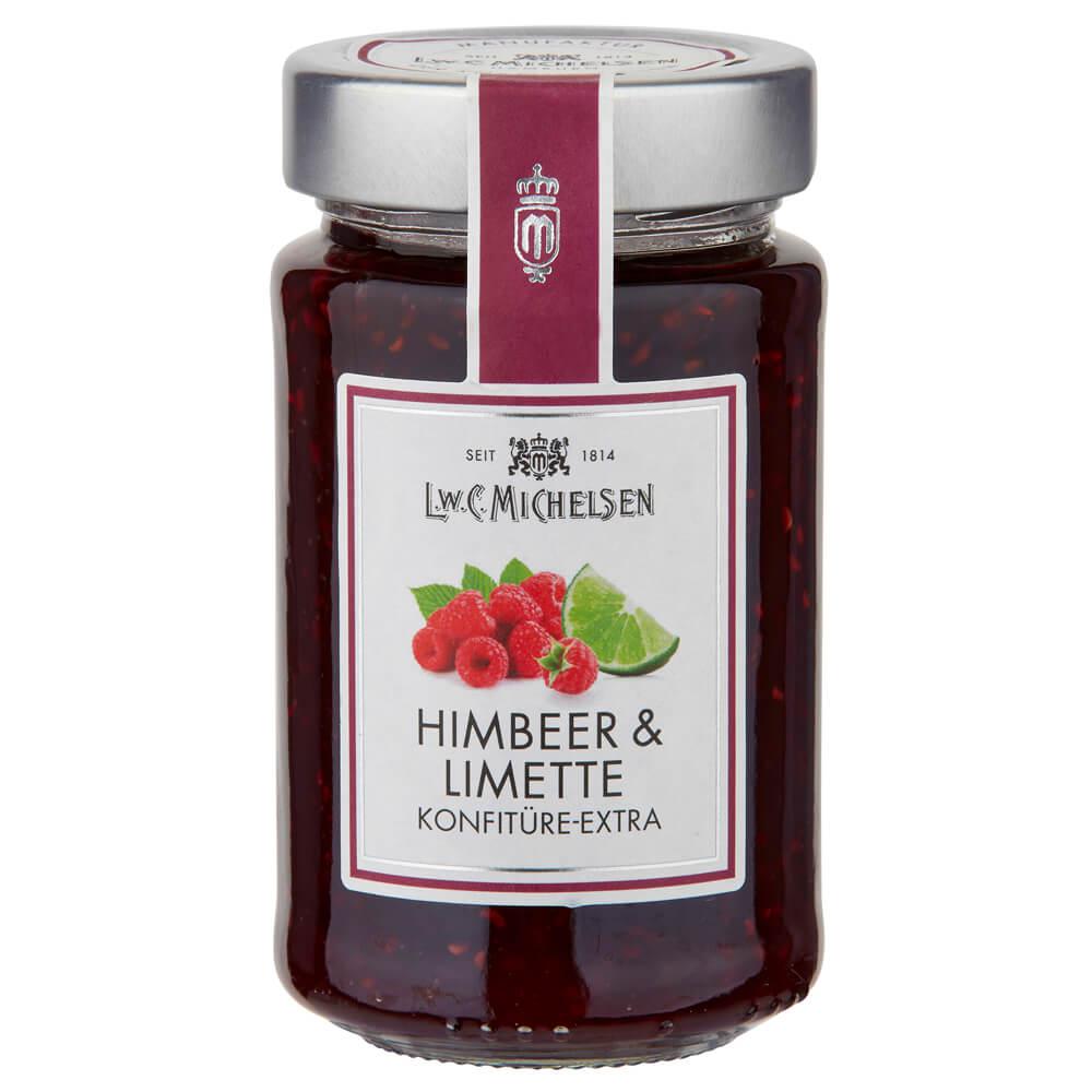 Himbeer & Limette Konfitüre -Extra-: Unsere Himbeer & Limette Konfitüre -Extra- vereint die Frische saftiger Himbeeren mit...