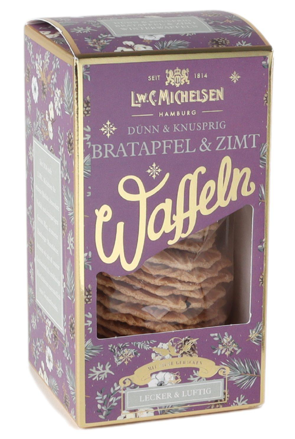 Winterwaffeln Bratapfel und Zimt in Praesentbox: Tauchen Sie ein in die Welt der L.W.C. Michelsen Winterwaffeln Bratapfel...