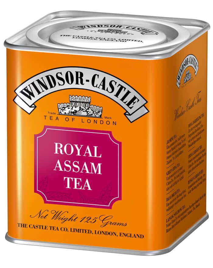 Windsor-Castle: Royal Assam Tea 125g Dose: Entdecken Sie den Windsor-Castle Royal Assam Tea in der 125g Dose – ein Genuss...