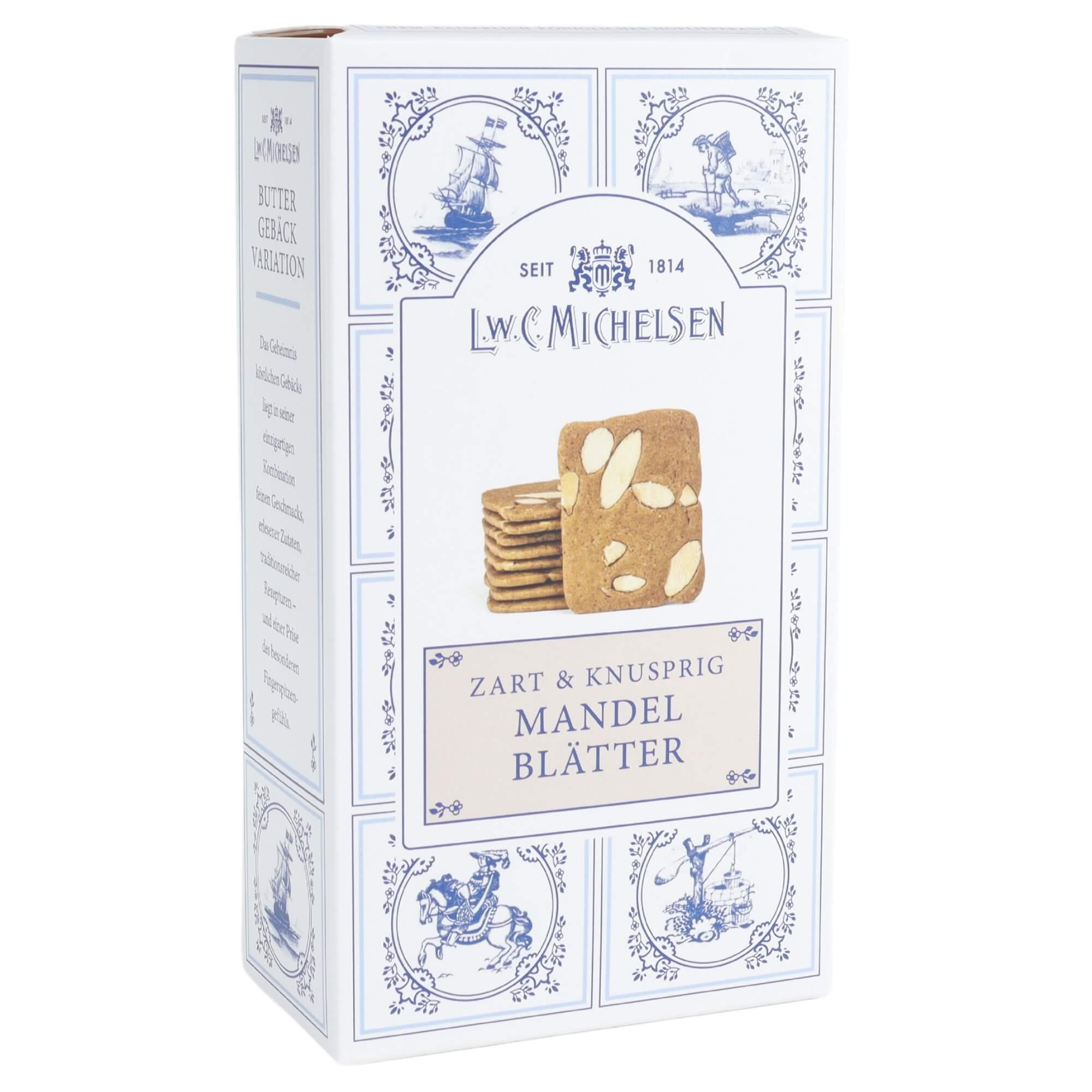 Mandel-Butter-Blätter: Tauchen Sie ein in die Welt der Mandel-Butter-Blätter von L.W.C. Michelsen, einem wahren Genuss für...