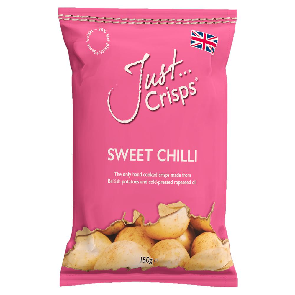 Justs Crisps Sweet Chilli : Justs Crisps Sweet Chilli Kartoffelchips sind ein wahres Geschmackserlebnis. Diese knusprigen...
