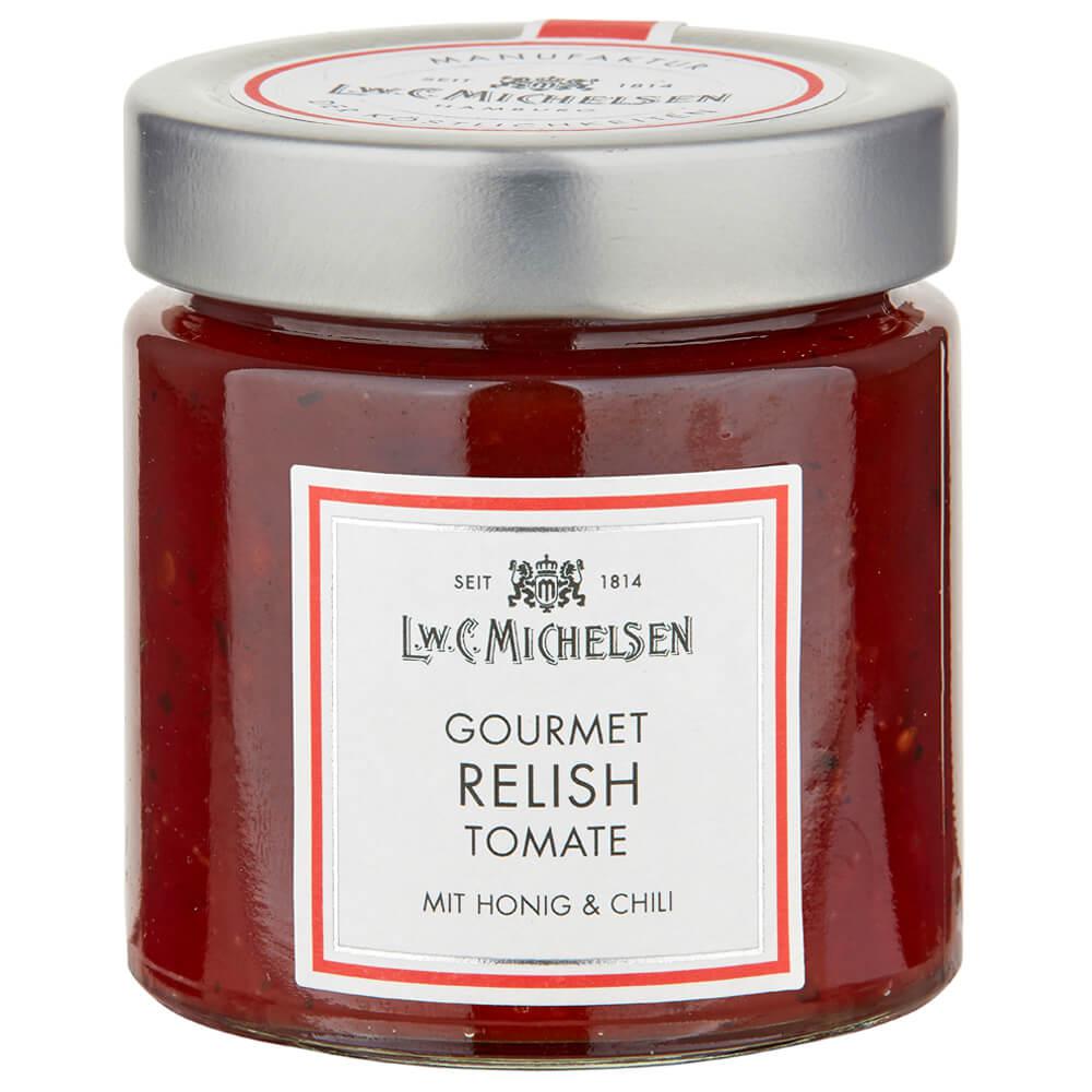 Gourmet Tomaten-Relish: Tauchen Sie ein in die Welt des L.W.C. Michelsen Gourmet Tomaten-Relish, ein wahres Meisterwerk der...