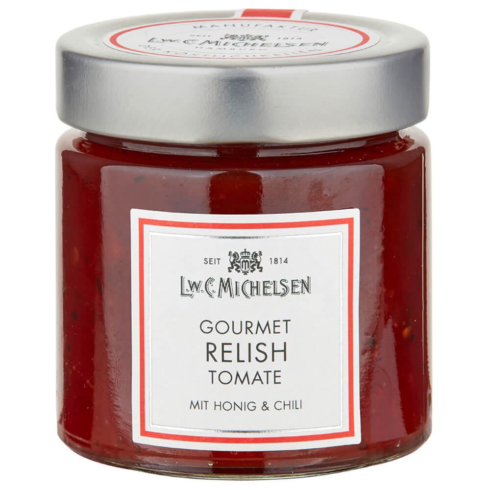Gourmet Tomaten-Relish: Tauchen Sie ein in die Welt des L.W.C. Michelsen Gourmet Tomaten-Relish, ein wahres Meisterwerk der...