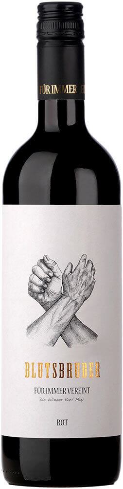 Karl May Blutsbruder Cuvée trocken BIO  – Edler Rotwein aus ökologischem Anbau