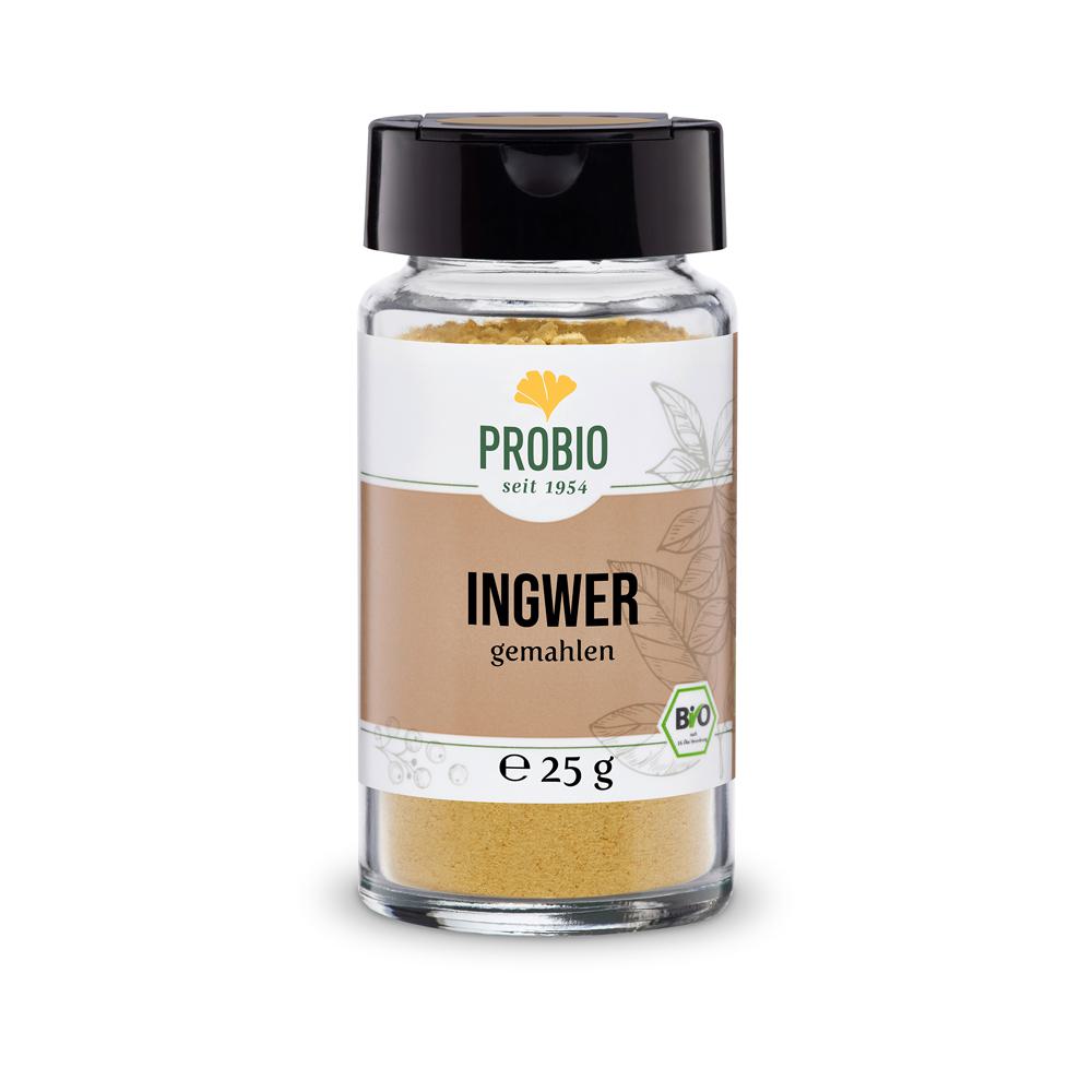 Probio: Ingwer gemahlen 25g Glas (BIO): Unser PROBIO Ingwer gemahlen im 25g Glas ist ein wahres Juwel für Ihre Küche. Seit...