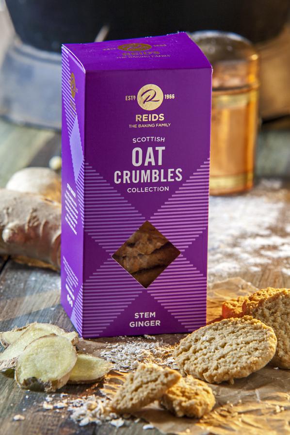 REIDS Oat Crumbles Stem Ginger 150g