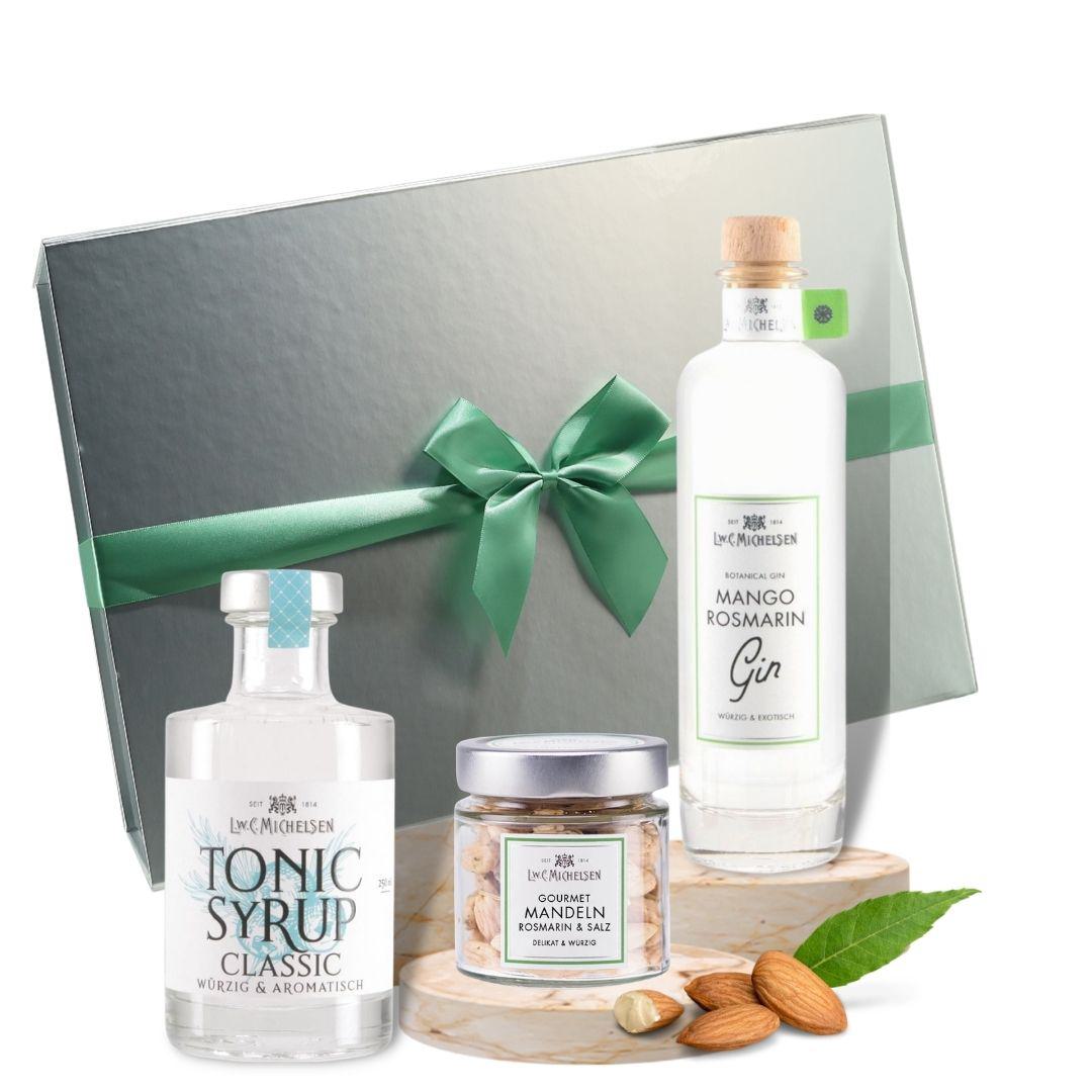Gin - Geschenkbox - Genussvolles Set für Gin-Liebhaber und Feinschmecker