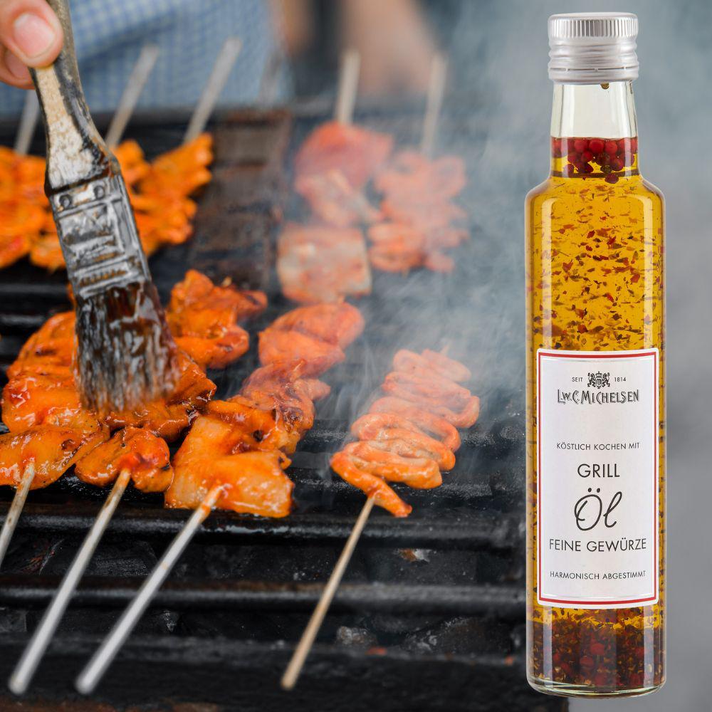 Grill-Öl mit Olivenöl: Würziges Aroma – perfekter Begleiter für Grill- und Fleischgerichte