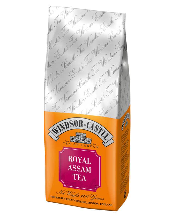 Windsor-Castle: Royal Assam Tea 100g Tüte: Entdecken Sie den Windsor-Castle Royal Assam Tea, eine exquisite Mischung...