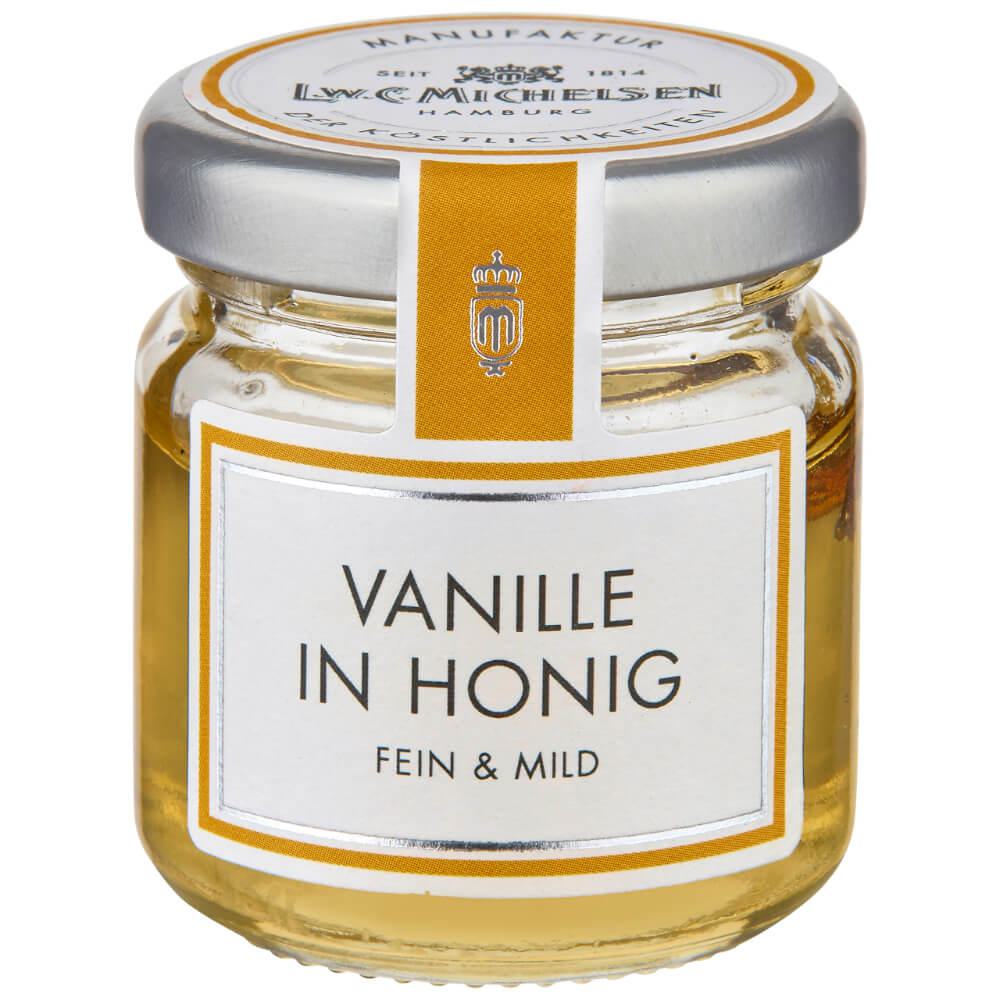 Vanille in Honig -Mini-: Entdecken Sie die exquisite Honig-Vanille-Zubereitung von L.W.C. Michelsen, einem...