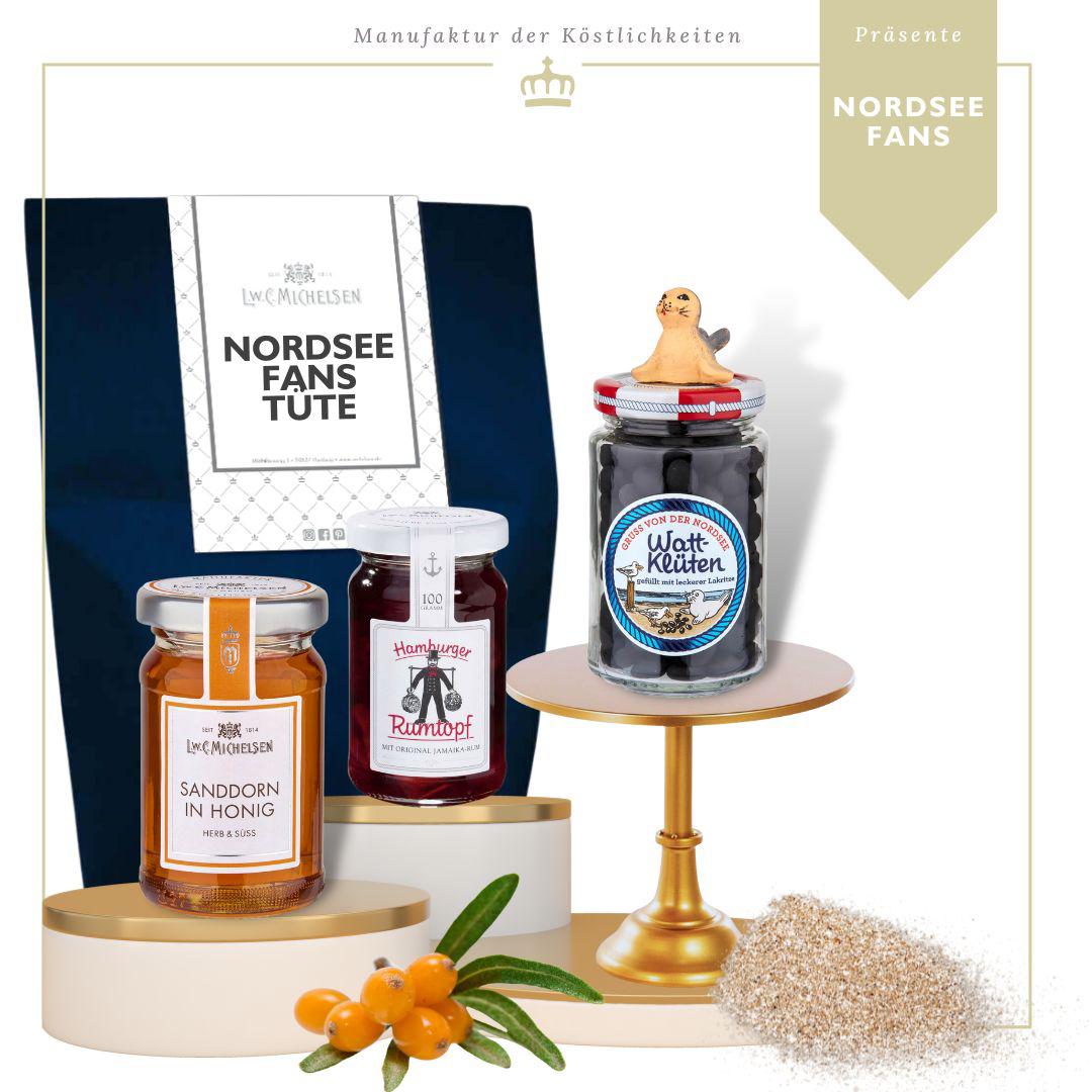 Nordseefans - Geschenktüte: Maritimer Genuss für Liebhaber der Nordseeküste
