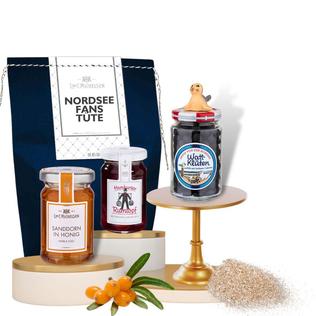 Nordseefans - Geschenktüte: Maritimer Genuss für Liebhaber der Nordseeküste