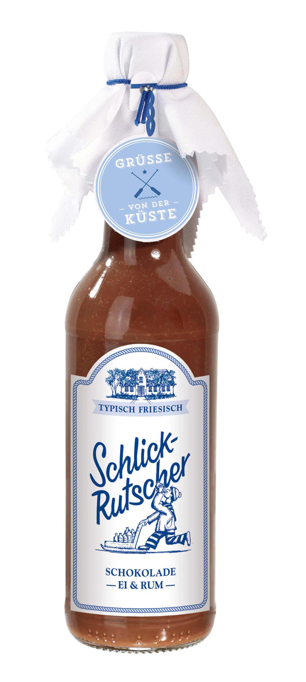 Friesischer Schlickrutscher -gross-: Entdecken Sie den friesischen Schlickrutscher, einen exquisiten Schokoladen-Likör mit...