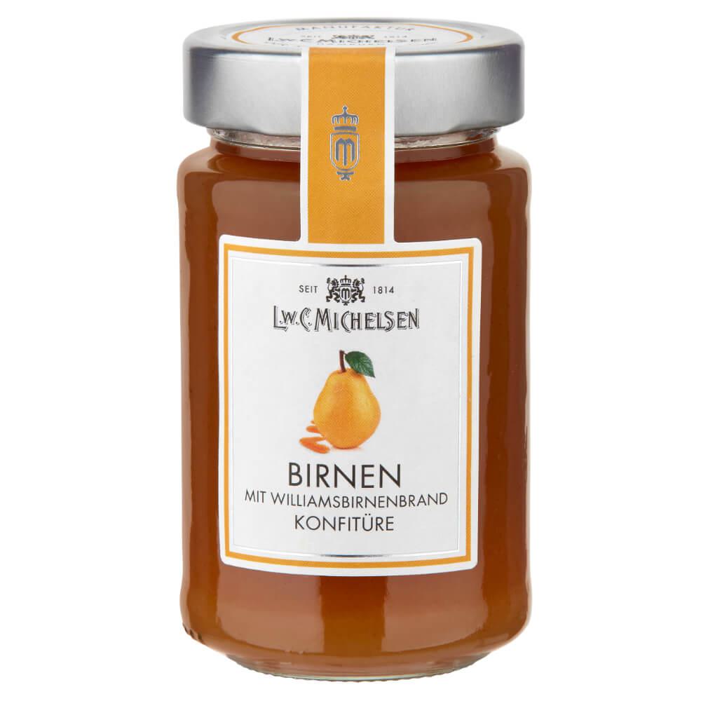Birnen-Konfitüre mit Williamsbirnenbrand: Unsere Birnen-Konfitüre mit Williamsbirnenbrand ist ein wahres Highlight für...