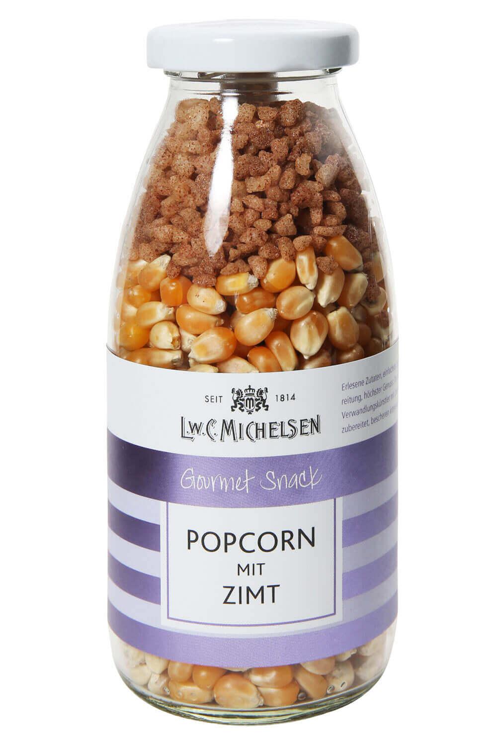 Zimt-Popcorn zum Selbermachen – Aromatisierter Popcorn im Glas