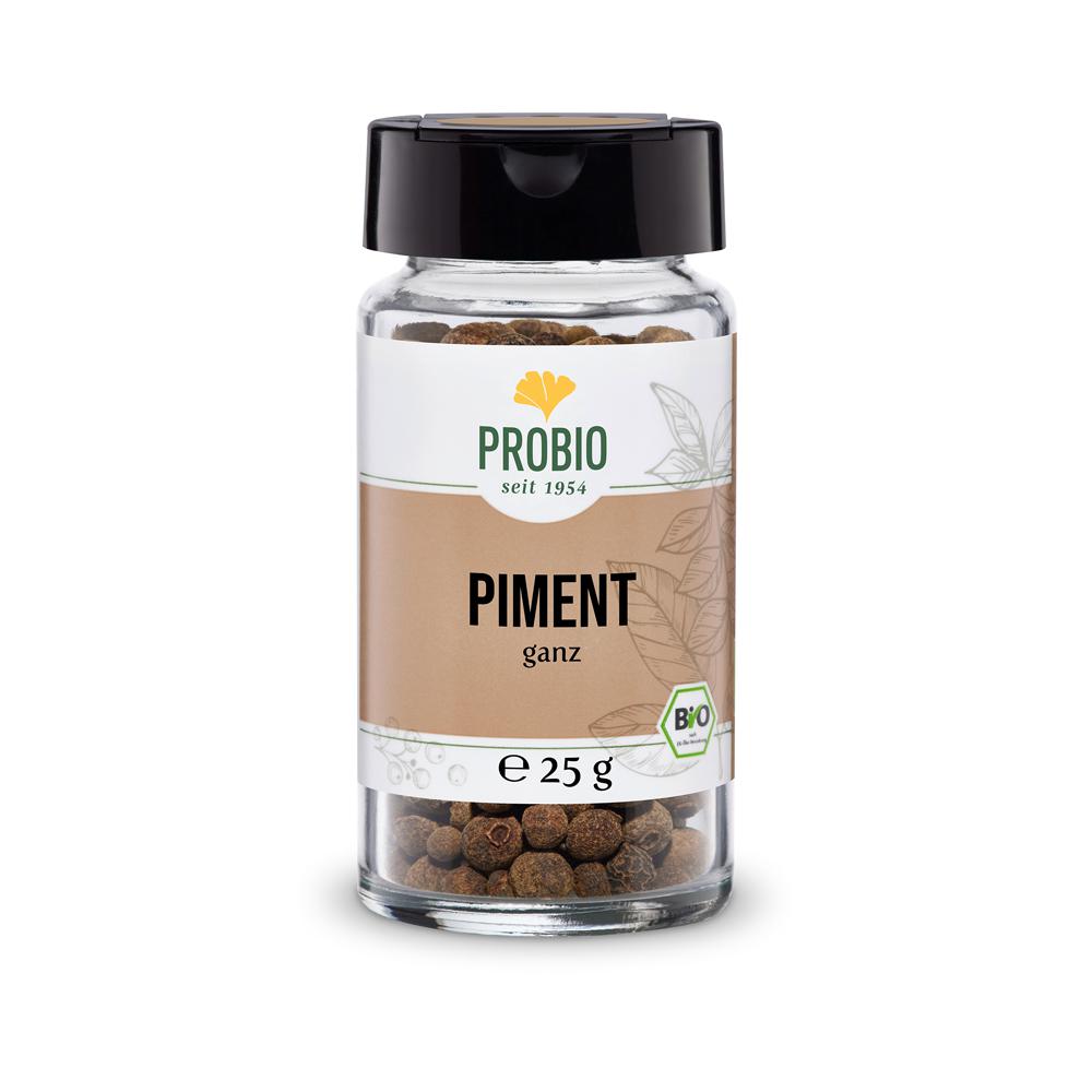 Probio: Piment ganz 25g Glas (BIO): Tauchen Sie ein in die Welt der feinen Gewürze mit unserem PROBIO Piment ganz im 25g...