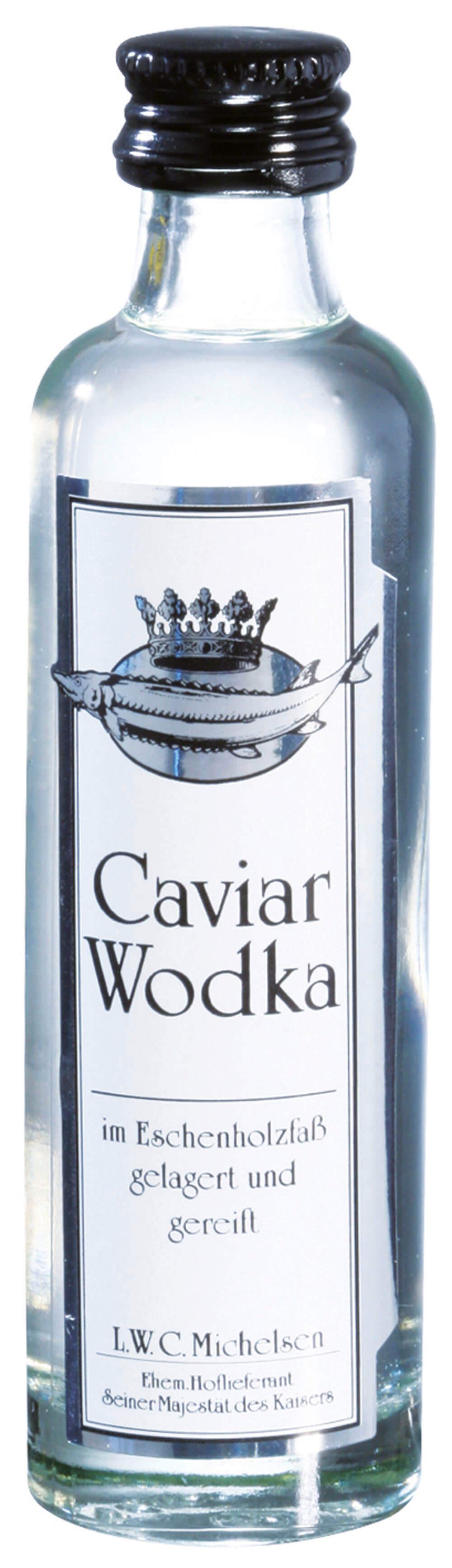 Caviar Wodka -mini-: Unser Caviar Wodka -mini- ist ein wahres Meisterwerk der Destillationskunst. Seit 1814 vereinen wir...