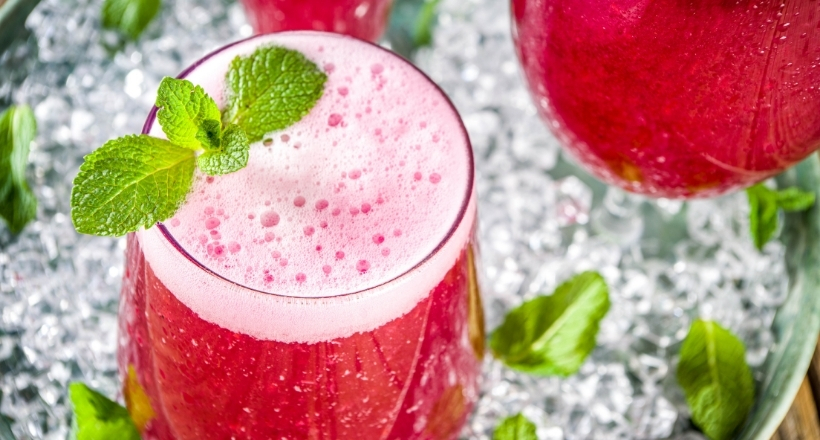 Rote Grütze mit Rotwein