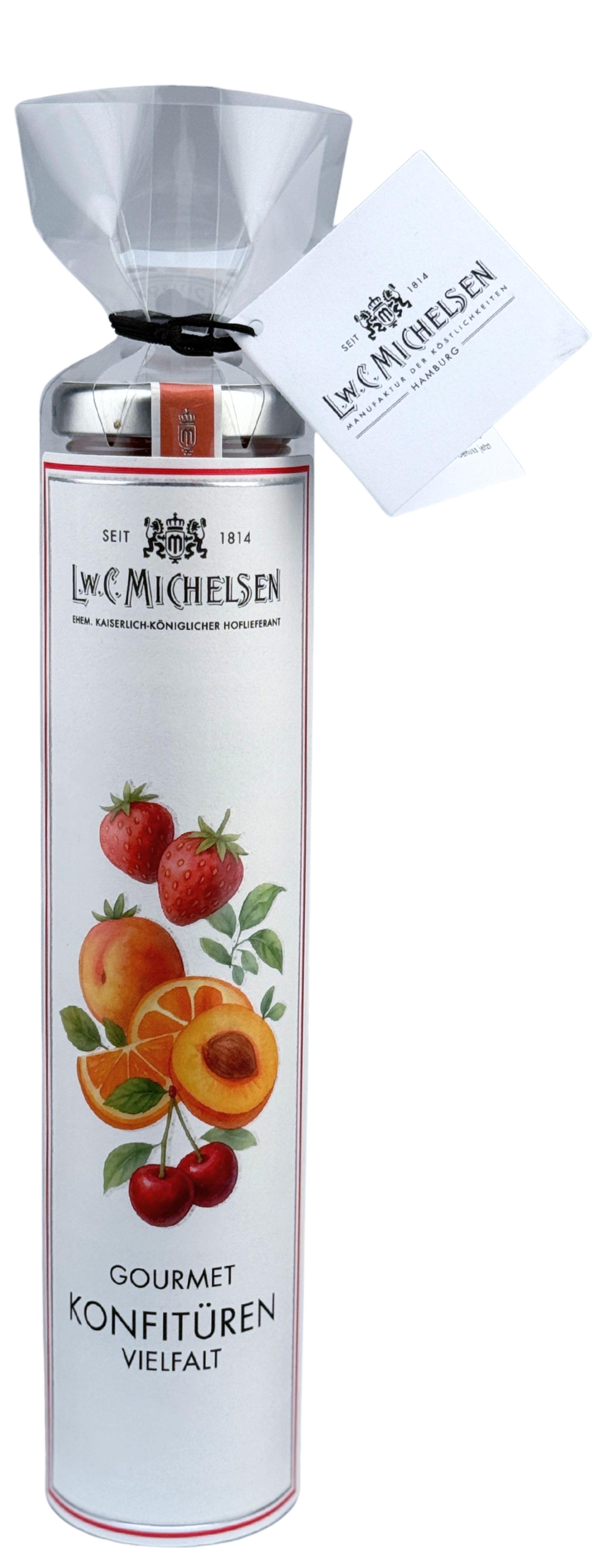 4er Turm Konfitüren -Mini-: Entdecken Sie den 4er Turm Konfitüren -Mini-, ein wahres Fest für die Sinne. Seit 1814 steht...