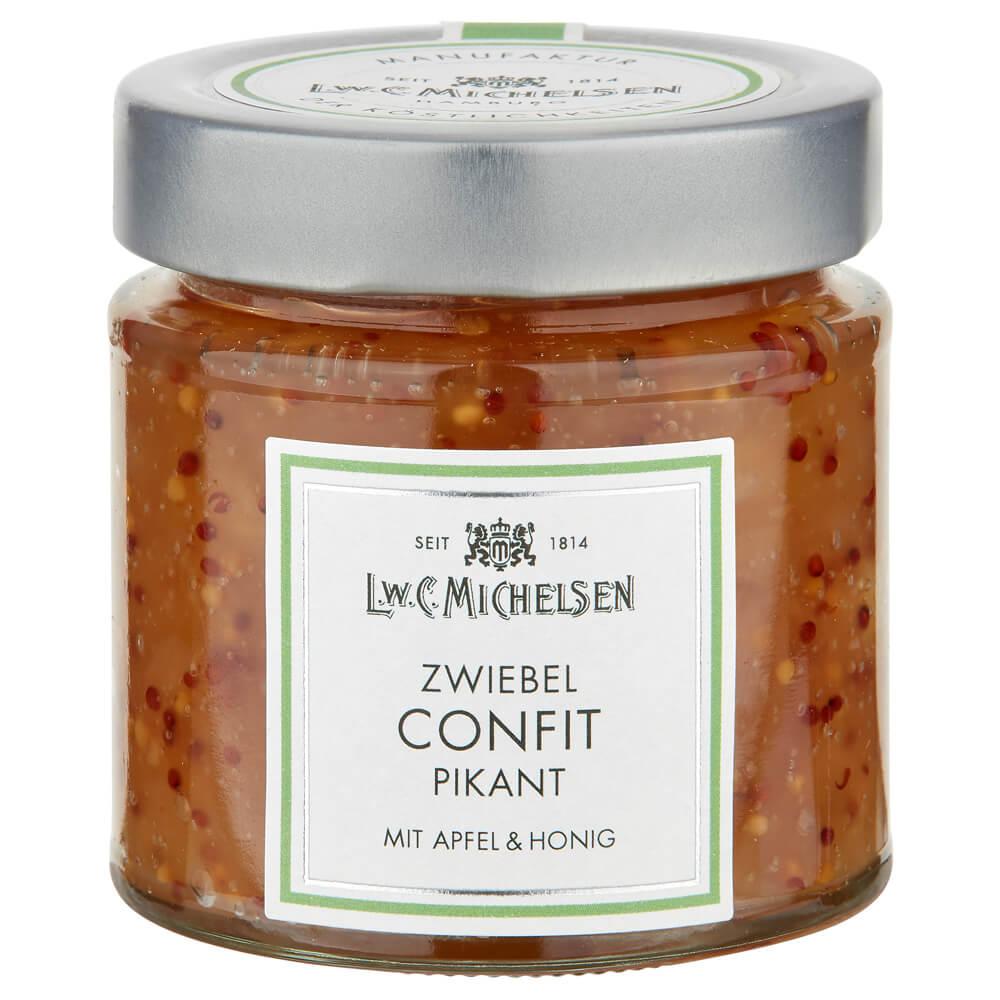 Zwiebel Confit -pikant-: Unser pikantes Zwiebel Confit von L.W.C. Michelsen ist ein wahres Highlight für Feinschmecker....