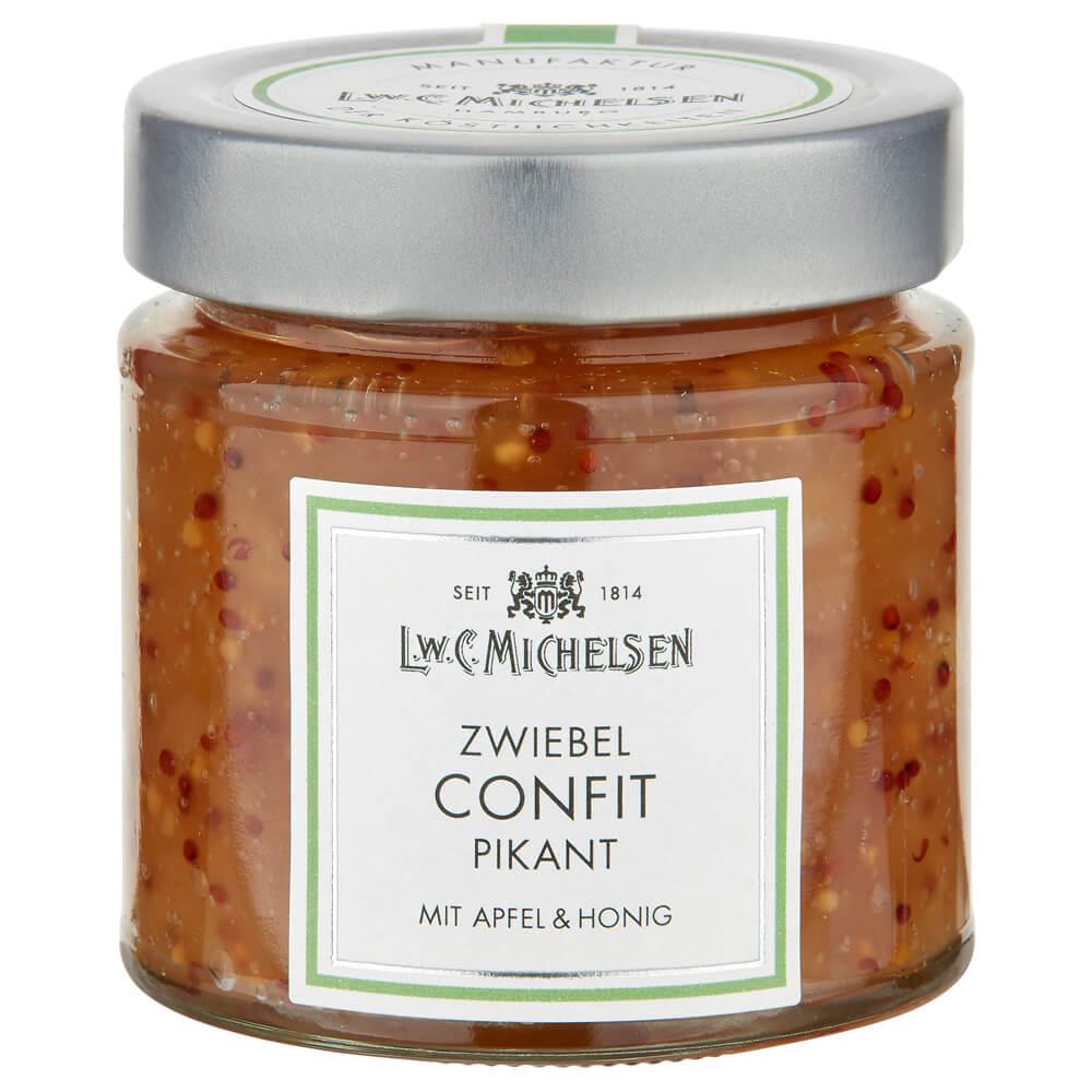 Zwiebel Confit -pikant-: Unser pikantes Zwiebel Confit von L.W.C. Michelsen ist ein wahres Highlight für Feinschmecker....