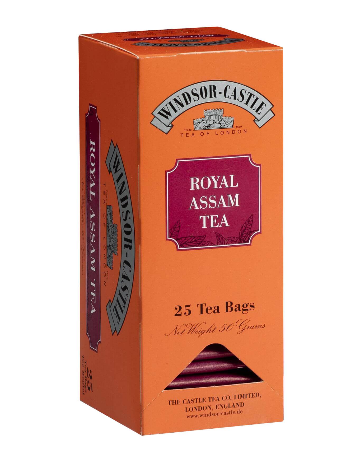 Windsor-Castle: Royal Assam Tea 25 Beutel: Entdecken Sie den Windsor-Castle Royal Assam Tea, der seit den 1950er Jahren die...