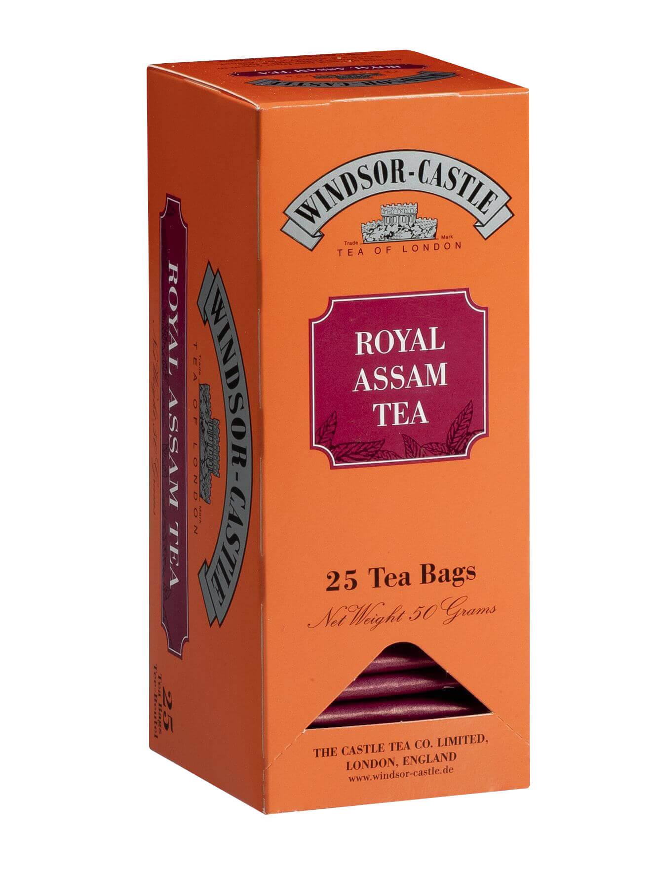 Windsor-Castle: Royal Assam Tea 25 Beutel: Entdecken Sie den Windsor-Castle Royal Assam Tea, der seit den 1950er Jahren die...