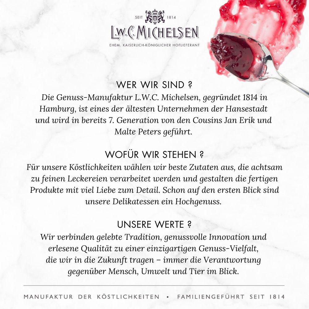 Mamas Rumkirschen - groß: Sauerkirschen mit Vanille in Rum verfeinert, ideal als Dessert oder Topping für Eis