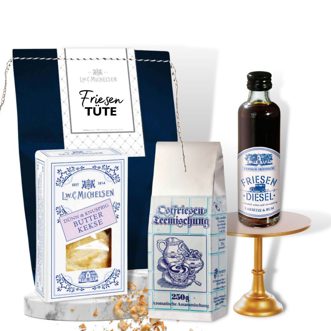 Friesen-Tüte - Geschenktüte: Norddeutsche Leckereien für Ostfriesland-Fans