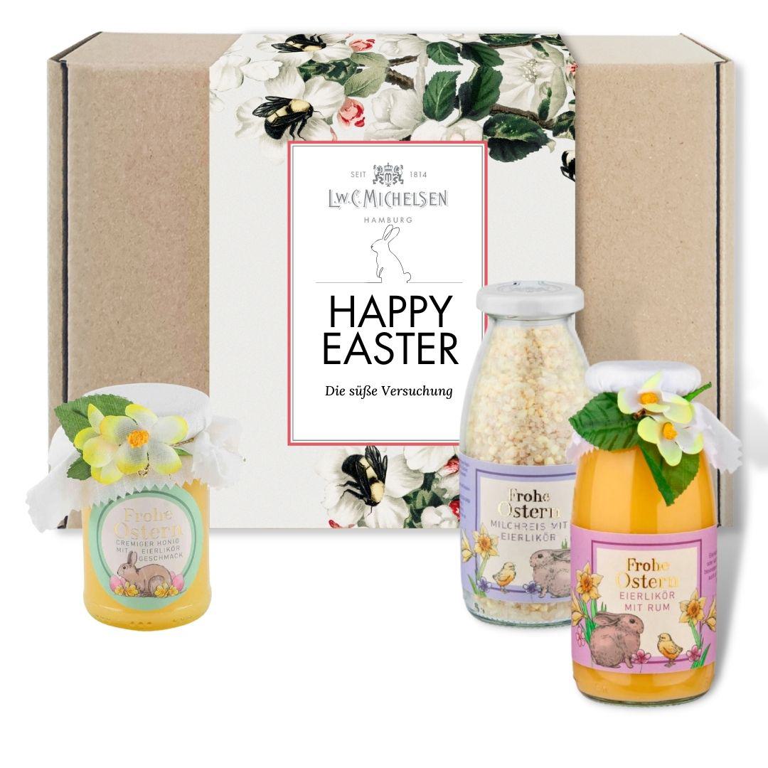 Happy Easter Ostern Genuss-Geschenkbox: Feinkostüberraschung für das perfekte Osternest