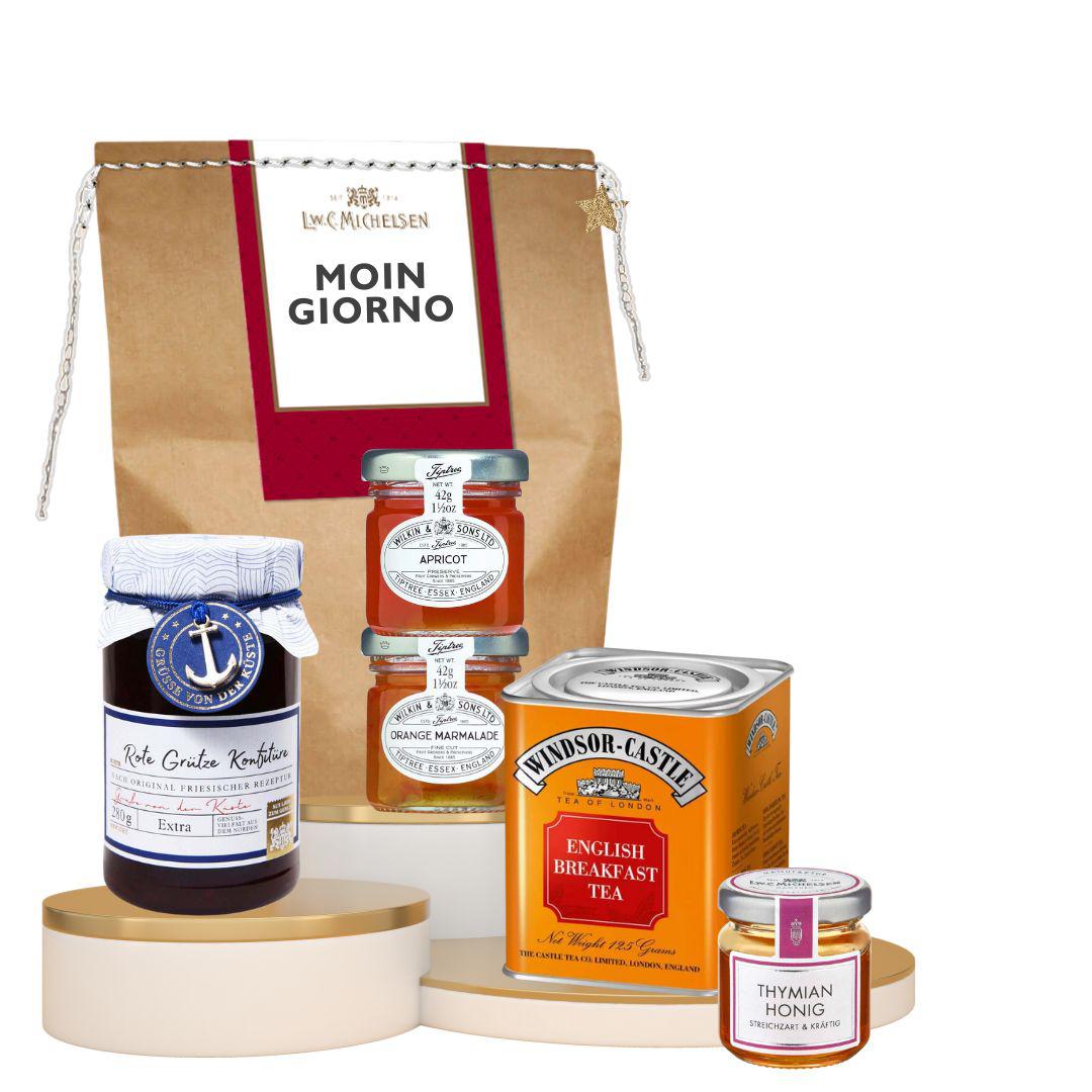 Moingiorno - Geschenktüte: Feine Köstlichkeiten für ein leckeres Frühstück