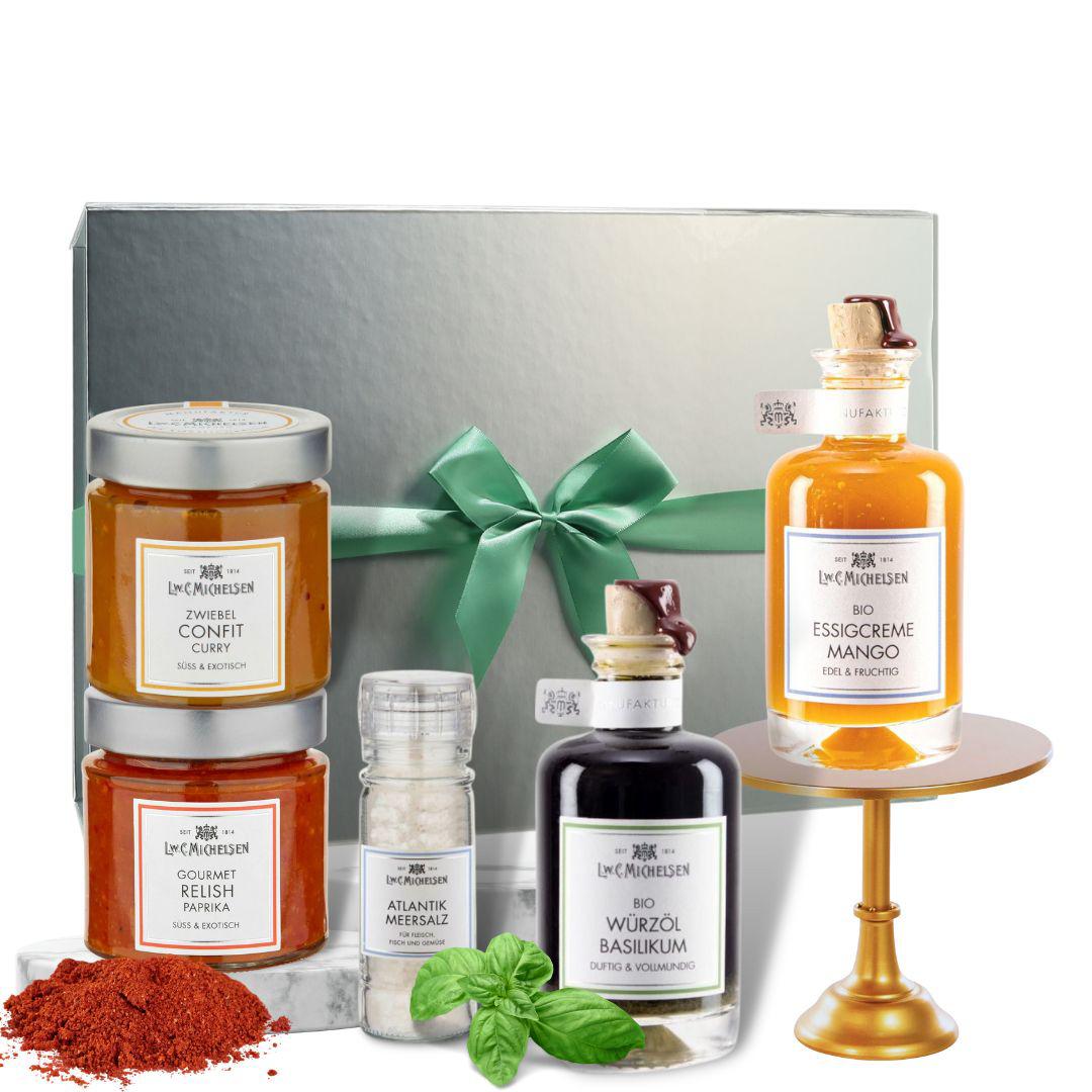 Würzige Küchenhelfer - Geschenkbox: Küchenbox für Feinschmecker
