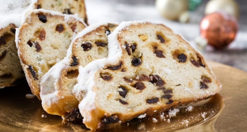 Christstollen backen