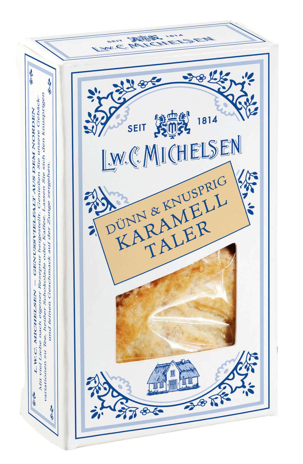 Mini Landhaus Karamell-Taler: Mini Landhaus Karamell-Taler – ein Genussmoment für Feinschmecker. Dieses feine Buttergebäck...