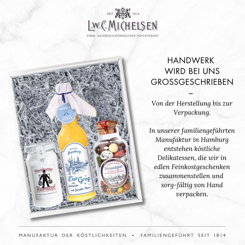 Mamas Rumkirschen - groß: Sauerkirschen mit Vanille in Rum verfeinert, ideal als Dessert oder Topping für Eis