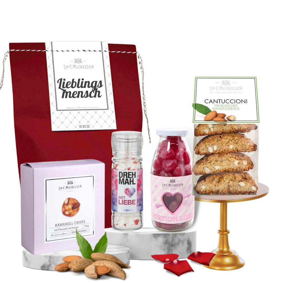 Lieblingsmensch - Geschenktüte: Süße Leckereien für besondere Menschen