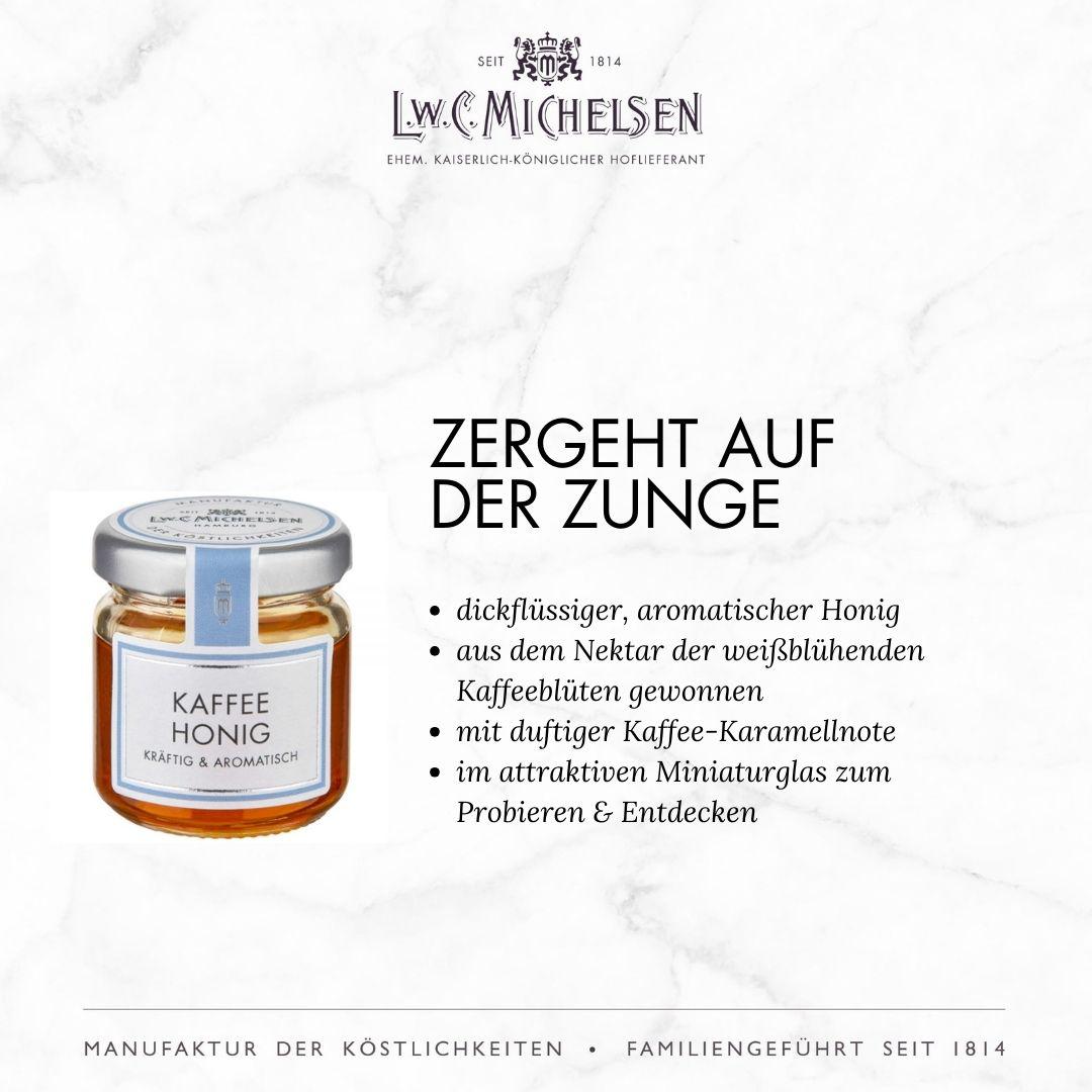 6er Set Honig "Danke schön" - Geschenk-Schachtel: Honigvielfalt als süßer Dank
