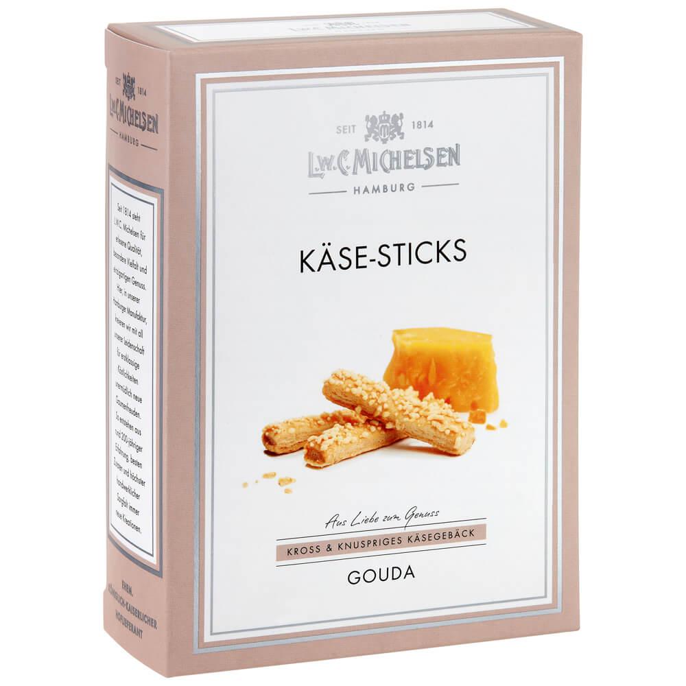 Käse-Sticks Gouda: Tauchen Sie ein in die Welt des exquisiten Genusses mit unseren Käse-Sticks Gouda von L.W.C. Michelsen....