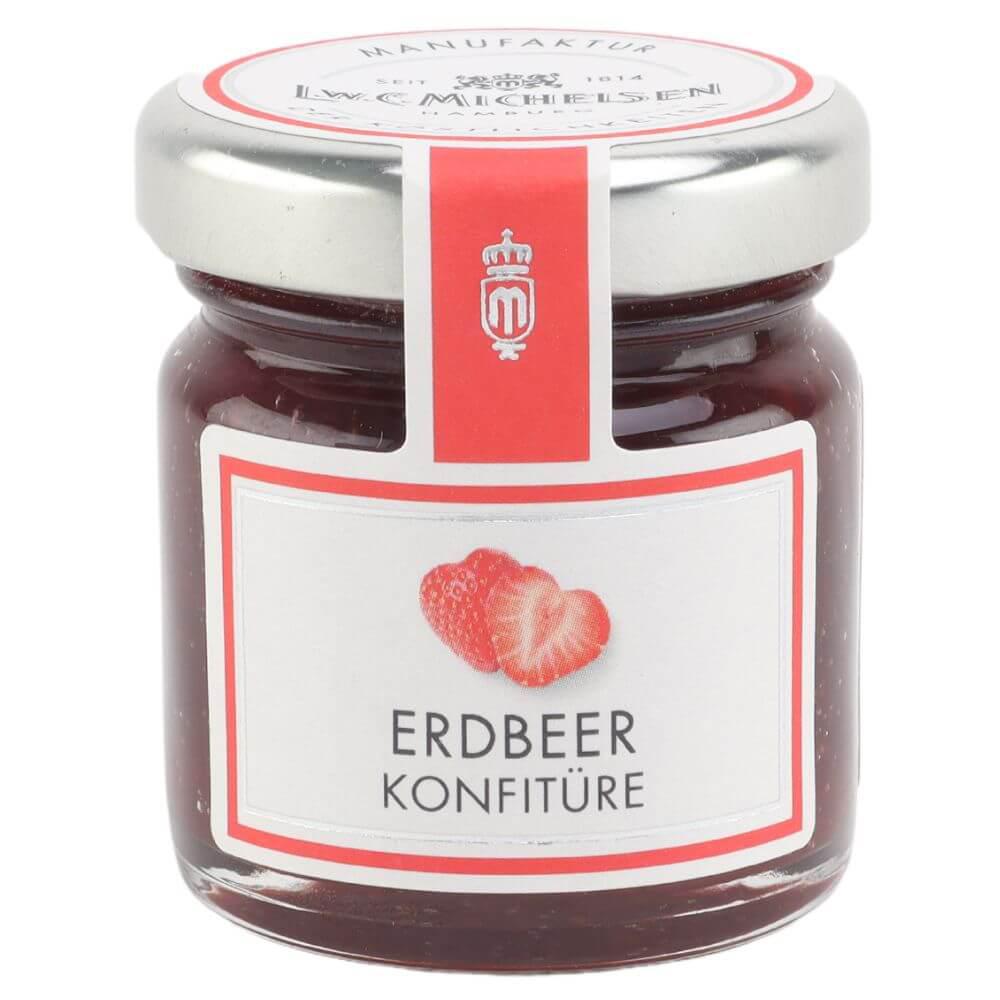 Erdbeer-Konfitüre-Mini-: Unsere Erdbeer-Konfitüre-Mini ist ein wahres Meisterwerk der Feinkostkunst. Seit 1814 steht L.W.C....