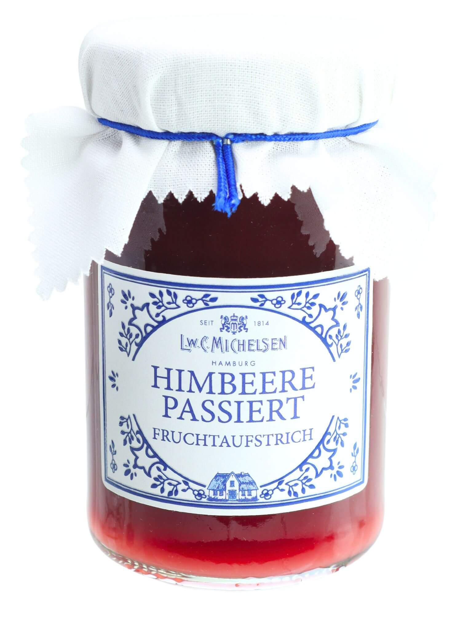 Landhaus Himbeer passiert-Fruchtaufstrich: Tauchen Sie ein in den Genuss unseres Himbeer Fruchtaufstrichs, der Ihre...