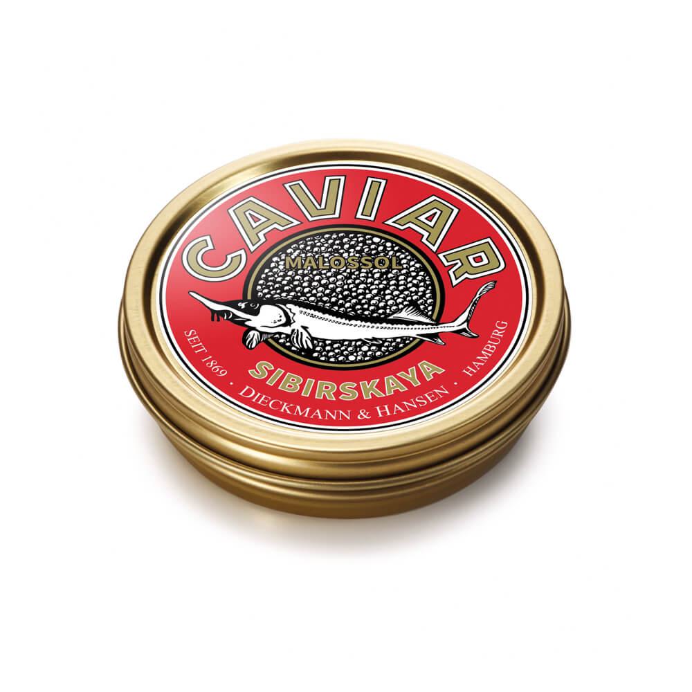 Sibirskaya Caviar, frisch, 50 g: Tauchen Sie ein in die Welt des Sibirskaya Kaviars, einem wahren Juwel der Feinkost. Unser...