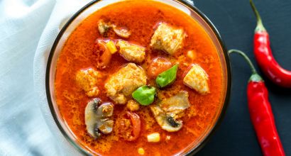 Pikantes Thaicurry mit Chili-Olivenöl