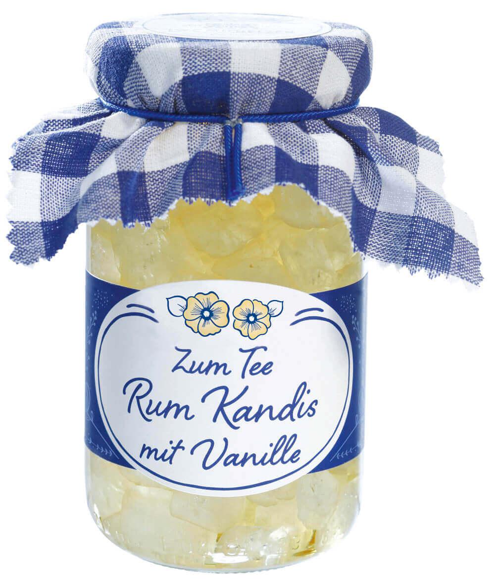 Mamas Rumkirschen - groß: Sauerkirschen mit Vanille in Rum verfeinert, ideal als Dessert oder Topping für Eis