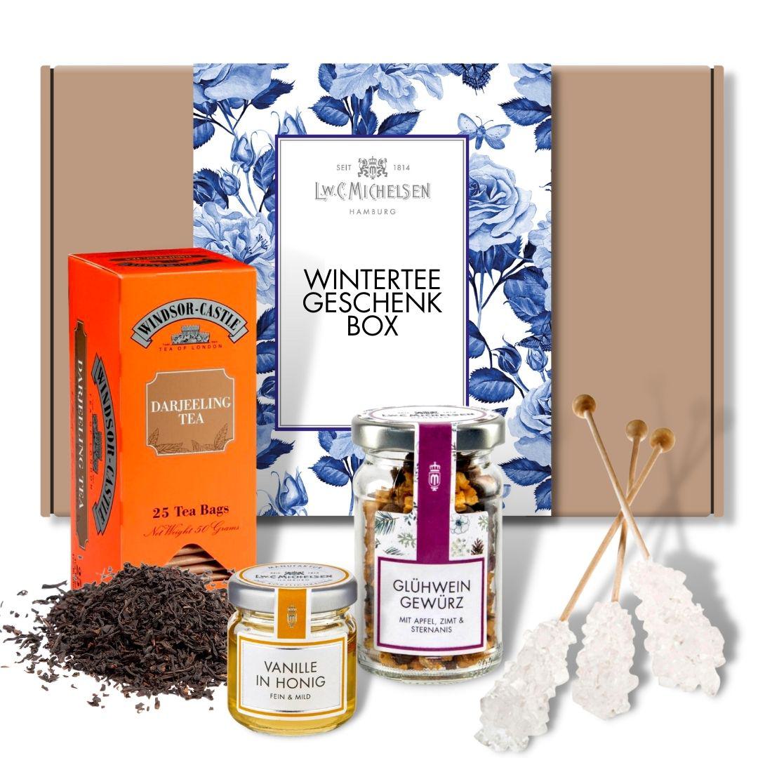 Geschenkbox Wintertee – Edle Teesorten und Gewürze für die kalte Jahreszeit