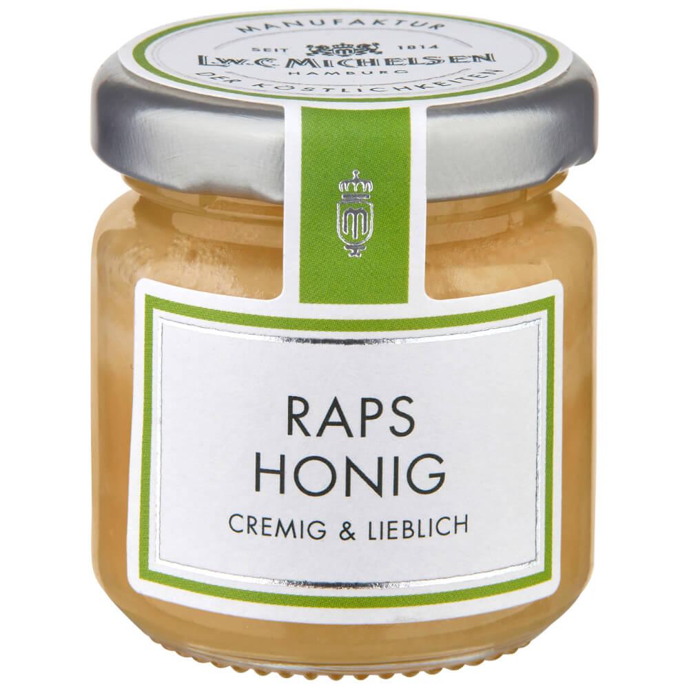 Raps-Honig -Mini-: Tauchen Sie ein in die Welt des exquisiten Raps-Honigs von L.W.C. Michelsen. Seit 1814 steht unser Name...