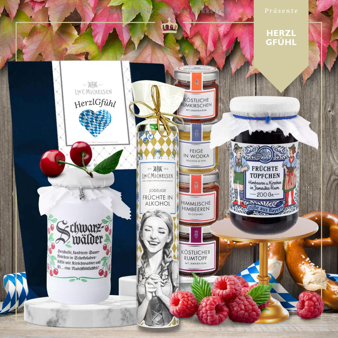 HerzlG´fühl - Geschenktüte  – Feinkost für echte Wiesn-Fans
