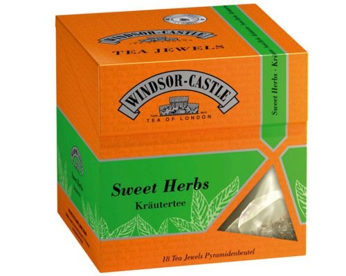 Windsor-Castle: Sweet Herbs 18 Pyramiden-Beutel