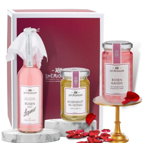 Rosengruß - Geschenkbox 