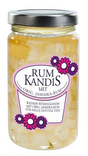 Rum-Kandis Blüte -Gold-