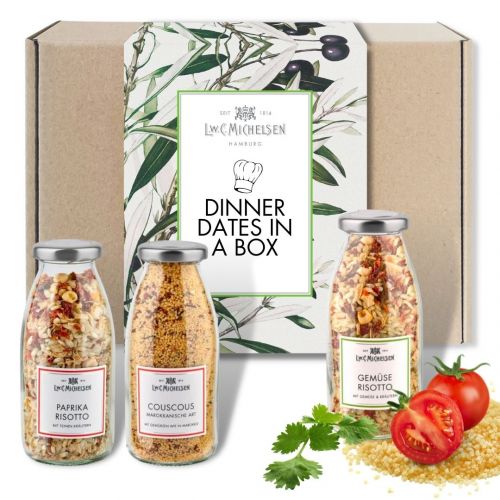 Kochbox Dinner Dates in a Box - Geschenk-Schachtel